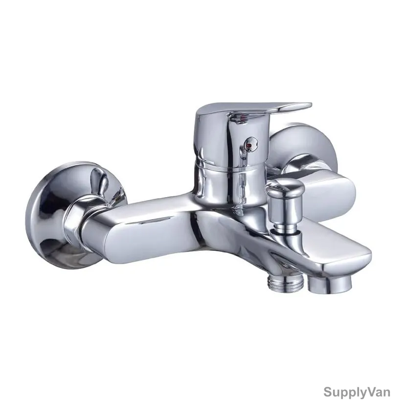 Cavil Wall Mounted Bath Mixer, CSBF-B204, Bella, Brass, Polished Finish — image 1
