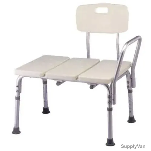 3W Shower Chair, 3W-799L, Silver and White