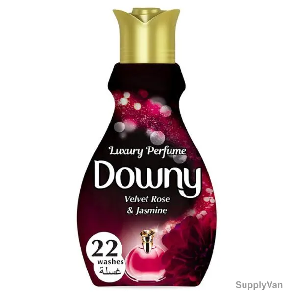 Downy Luxury Perfume Concentrate Fabric Softener, Velvet Rose and Jasmine, 880ML