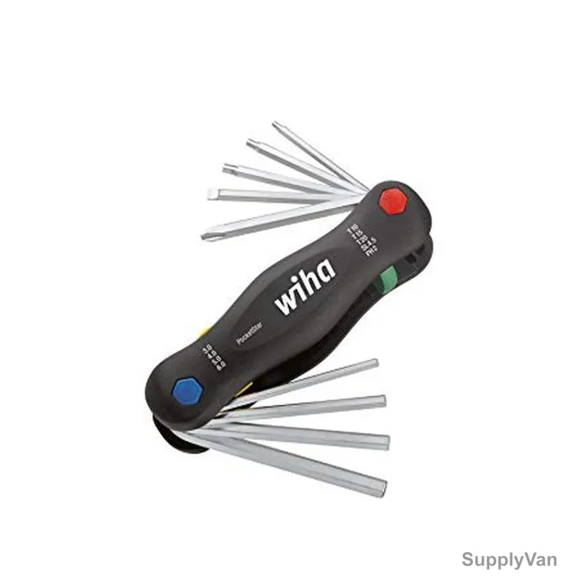 Wiha Pocket Star Multi Tool, SB351PG9X, 9PCS
