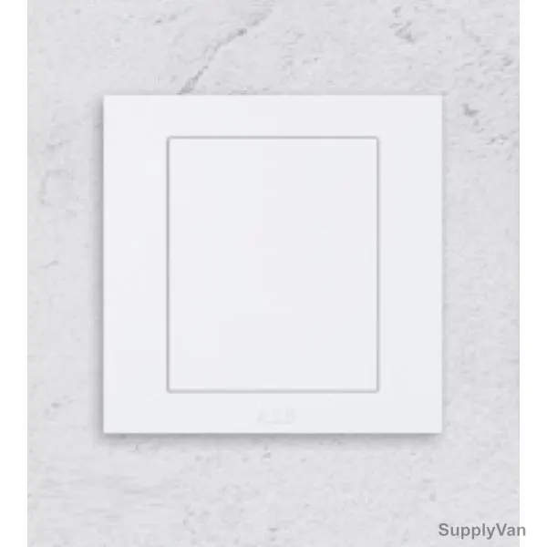 ABB Wall Plate, BH504, Kalo, 1 Gang, White