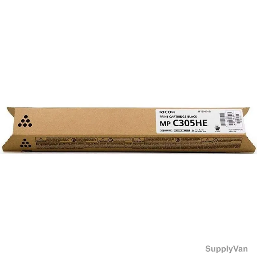 Ricoh Print Cartridge, C305HE, 12000 Pages, Black