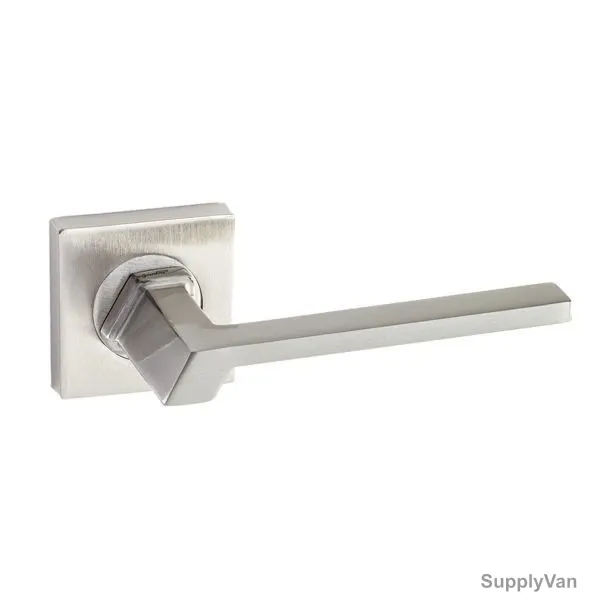 Doganlar Door Handle, Nova, Zinc, Satin Nickel