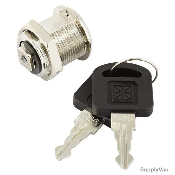 Cupboard Lock, 20MM, Steel, Silver