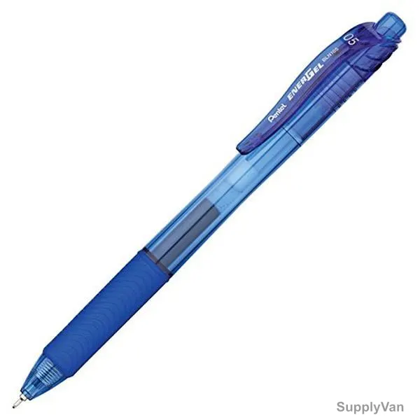 Pentel Energel-X Needle Gel Roller Pen, PE-BLN105-01C, 0.5MM Tip, Blue