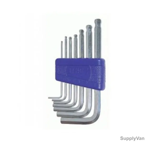 Eight Taper Head Hex Key Wrench Set, TS-7S, 7PCS