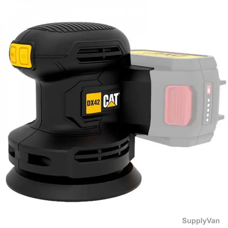 Caterpillar 2 In 1 Cordless Orbital Sander With Polisher, DX42B, 18V, 125MM — image 1