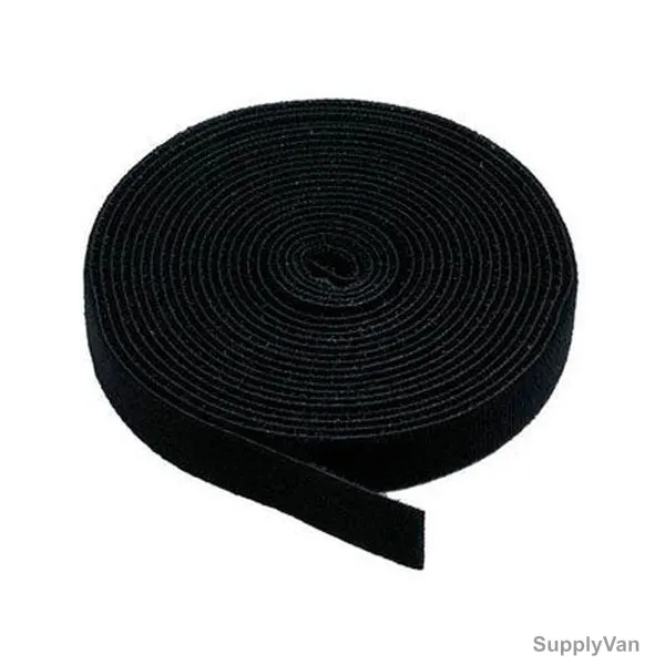 Velcro Cable Tie, 20MM Width x 5 Mtrs Length, Black
