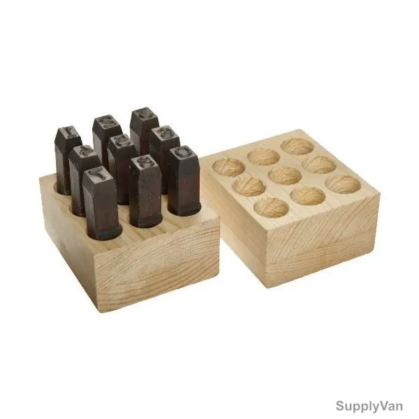Young Bros Stamp Figure Set, 08093, 3/8 Inch, 9PCS