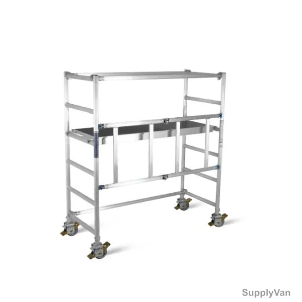 Topman Folding Scaffolding, AMFS2, Aluminium, 2 Mtrs, 225 Kg — image 1
