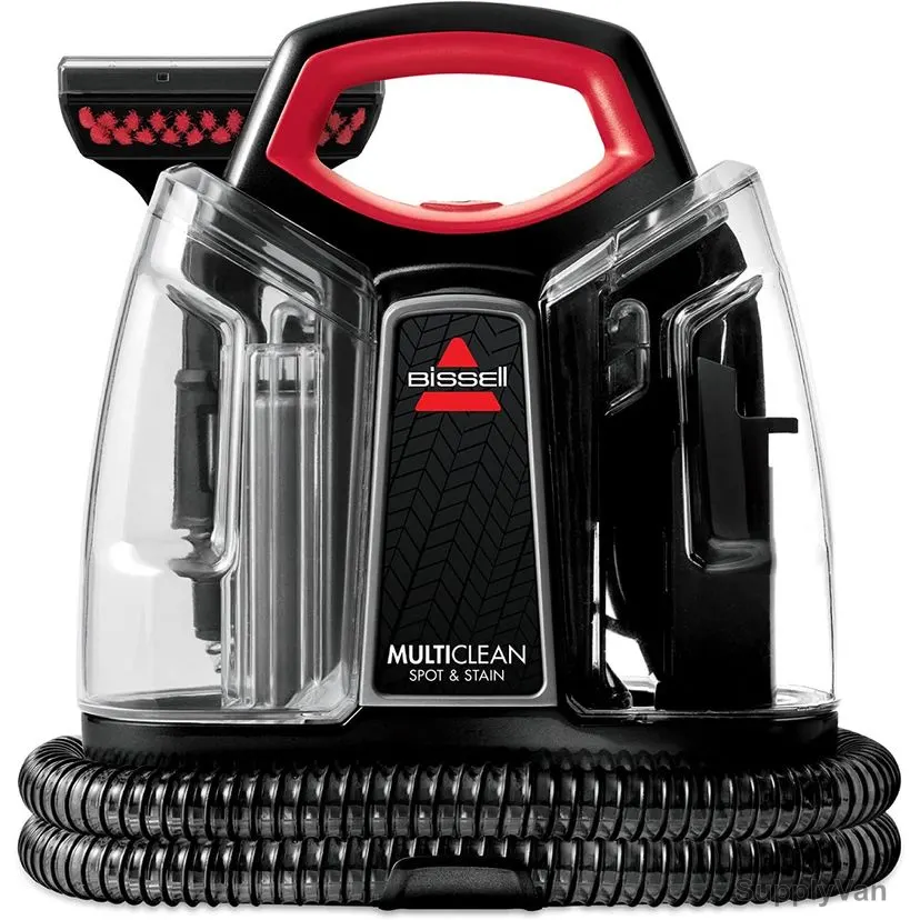 Bissell Portable Carpet Cleaner With MultiClean Spot And Stain, 4720E, Plastic, 275-330W, 1.4 Ltrs, Black/Red — image 1