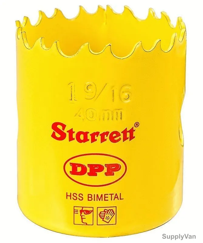 Starrett Dual Pitch Professional Hole Saw, DH0196, 40mm