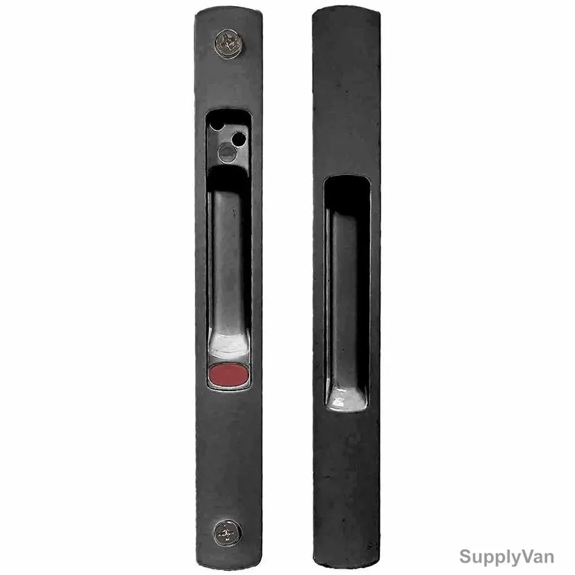 Dorfit Double Window Lock, DTWD-BK, Aluminium, 28MM Width x 188MM Length, Black