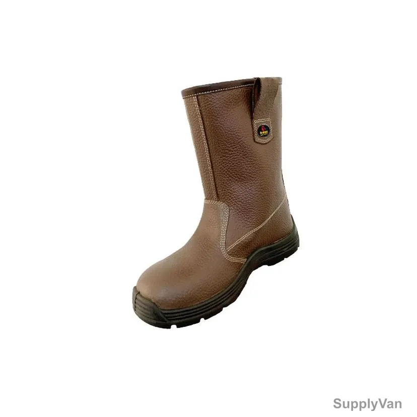 B-Max Welder Boots, WB2267, Buffalo Barton Print Leather, SRC S3, Size43, Brown — image 1