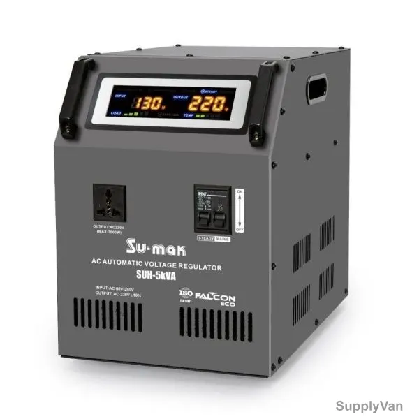 Su-Mak AC Automatic Voltage Regulator, SUH-5kVA, 1 Phase, 5 kVA