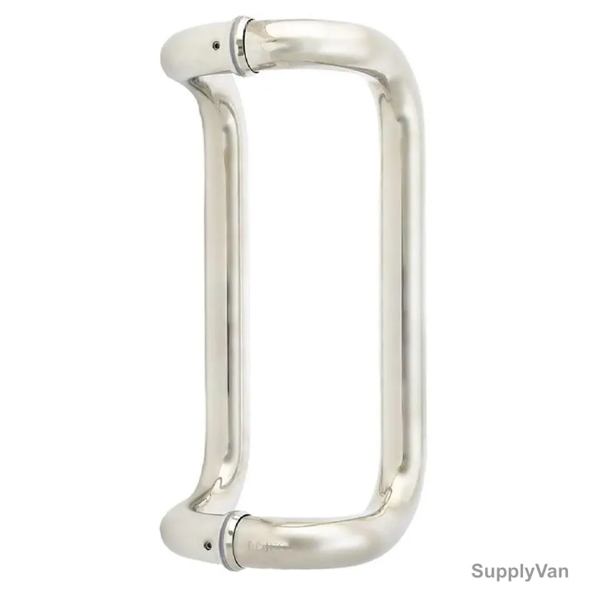 Dorfit Glass Door Handle, DT828, Stainless Steel, 8-15MM, Polished Finish — image 1