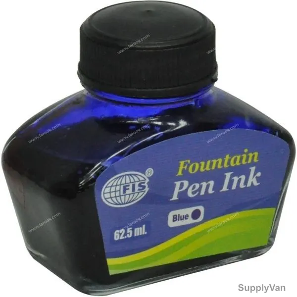 FIS Fountain Pen Ink, FSIK020BL, 62.5ml, Blue