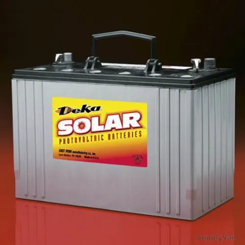 Deka Solar Deep Cycle Gel Battery, 8A31DT-DEKA, 12V, 110Ah, 100 Hrs