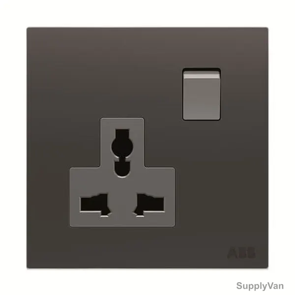 ABB Electrical Socket, AM29486-SB, Millenium, 1 Gang, 13A