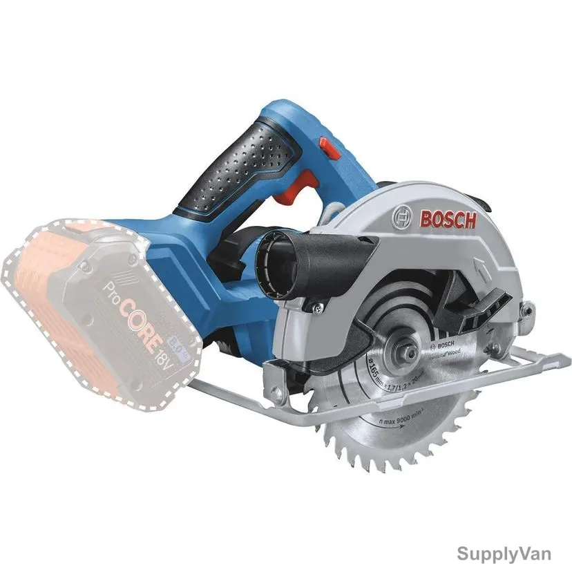 Bosch Professional Cordless Circular Saw, GKS-18V-57, 18V, 165MM Disc Dia x 20MM Bore Dia — image 1