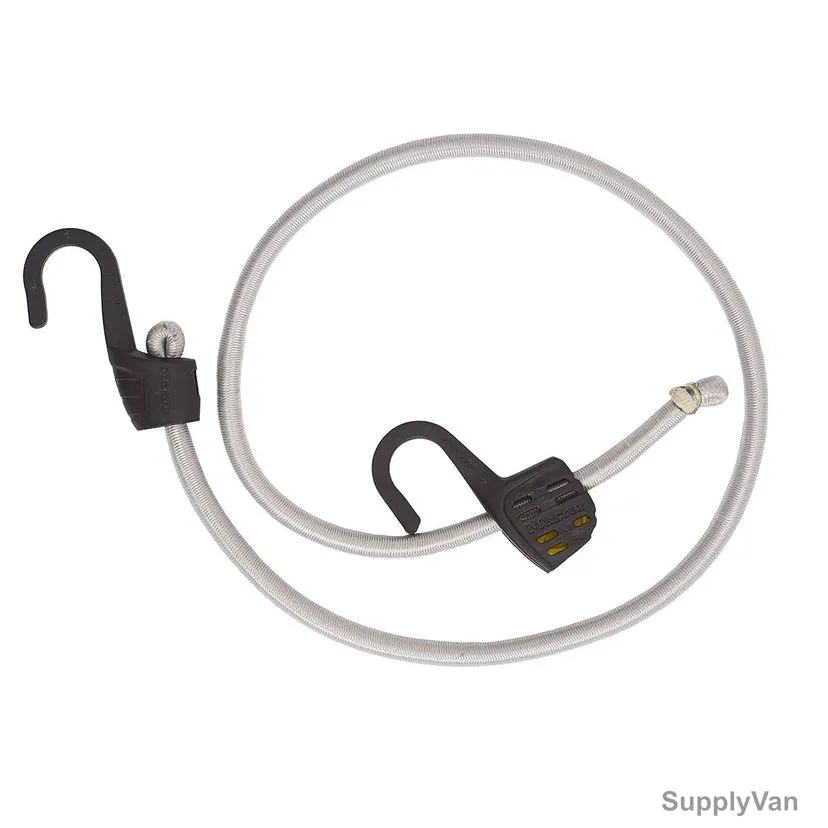 Master Lock Bungee Cord, ML3039EURDAT, 0.5-1 Mtr x 9.5MM, 86 Kg, Grey — image 1