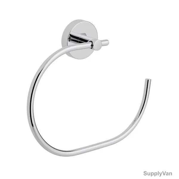 Vado Towel Ring, Sirkel, Wall Mounted, Chrome, Silver — image 1