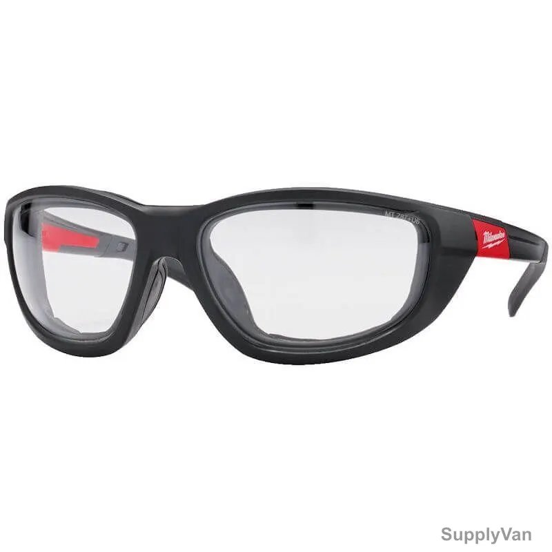 Milwaukee Premium Safety Glasses, 4932471885, Clear — image 1