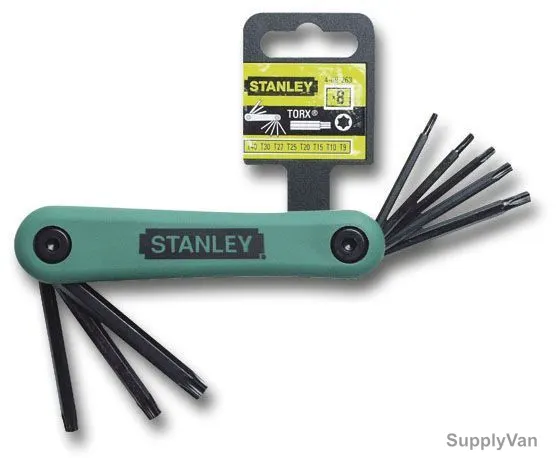 Stanley Male Torx Key Set, 4-69-263, 8 Pcs/Set