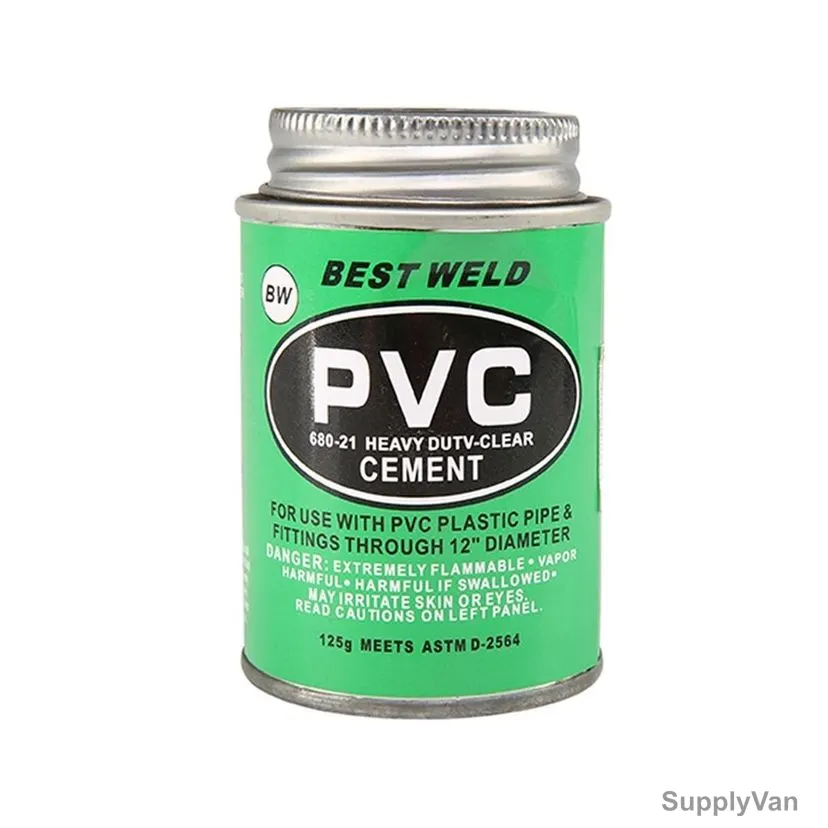 Bestweld PVC Cement, Liquid, 125GM