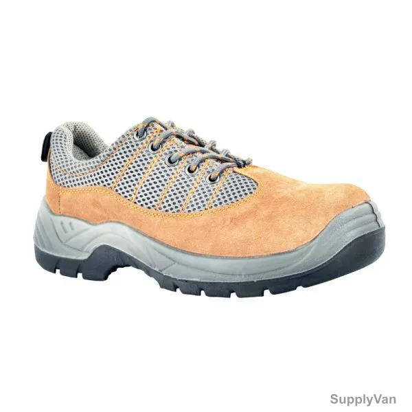 Vaultex Safety Shoes, K1620, Size38, Brown, Low Ankle