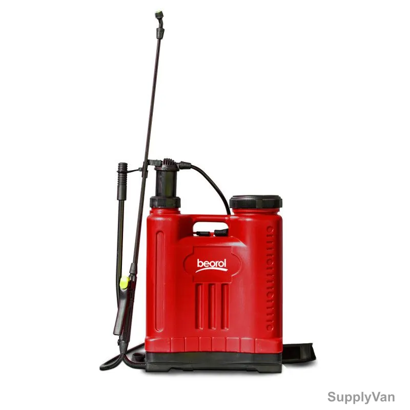 Beorol Backpack Fruit Sprayer, PZVL12, Plastic, 12 Ltrs, Red — image 1