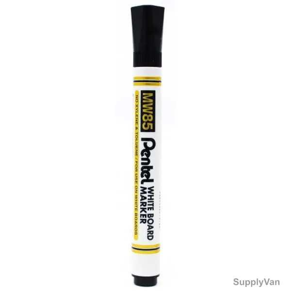 Pentel White Board Marker, PE-MW85-A, 4.2MM, Black, 12 Pcs/Pack