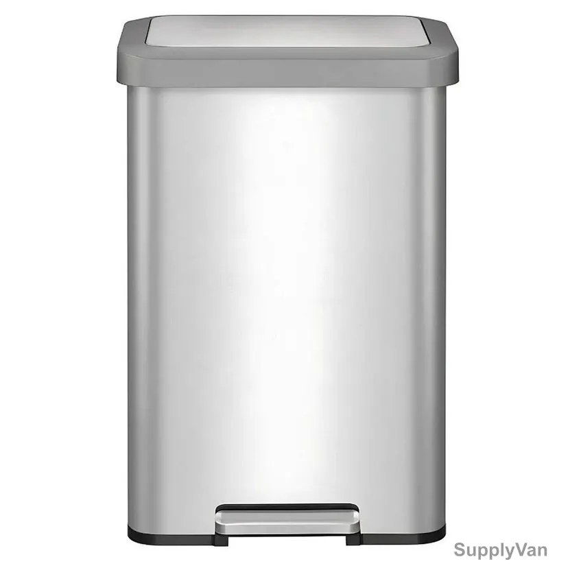 Eko Pedal Trash Bin, SS85-45, Cozy, Stainless Steel, 45 Ltrs, Silver — image 1