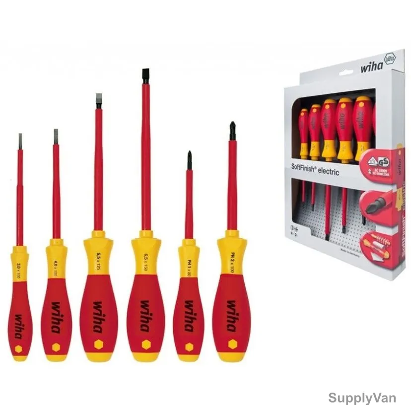 Wiha Screwdriver Set, 320NK6, 6PCS