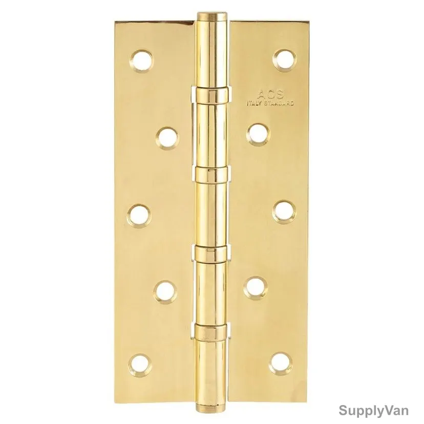 ACS Fix Pin 4 Bearings Hinge, 633-4BB-FP, Brass, Gold