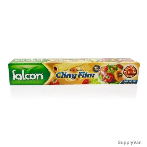 Falcon Cling Film, MCLFM006, 30CM Width x 200 SQ. FT. Length, 24 Pcs/Pack