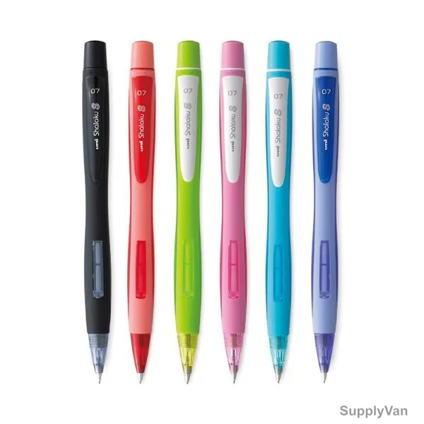 Uni-Ball Shalaku S Mechanical Pencil, M7-228-04D, 0.7MM Tip Size, Assorted Colors, 48 Pcs/Set
