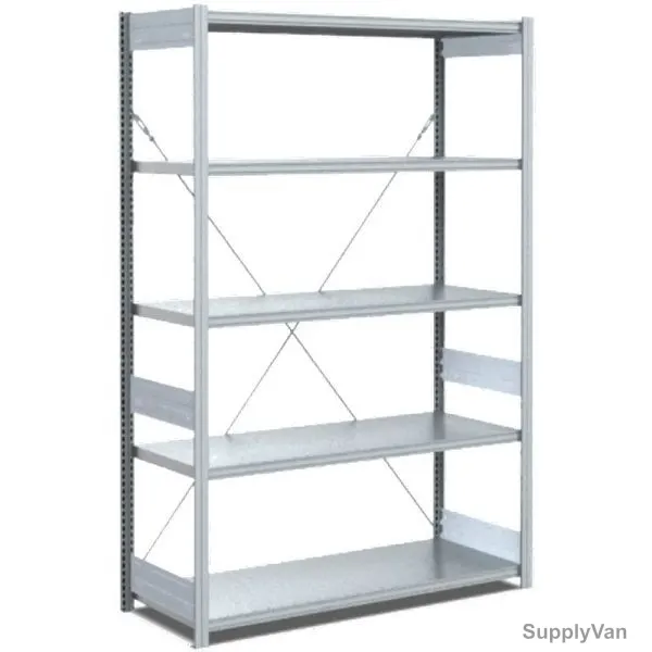 Bito Boltless Shelving With 5 Shelves, 10-17026, 2000 x 500MM, Galvanised — image 1