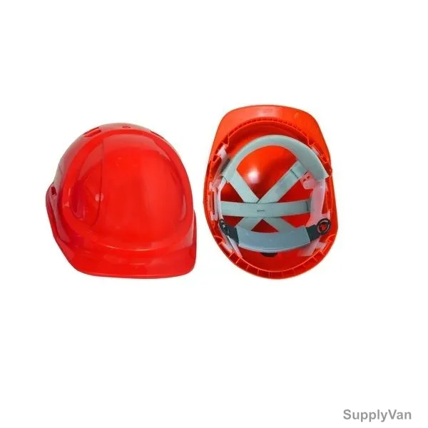 Vaultex Safety Helmet With Ratchet Suspension, ABS2, Orange