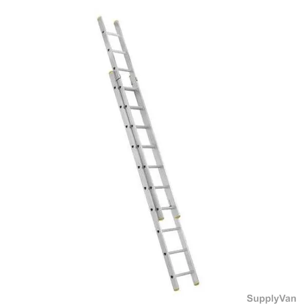 Zamil Double Extension Ladder, CDL-09, Aluminium, 2 Sides, 9 Steps, 2.44 to 4.30 Mtrs