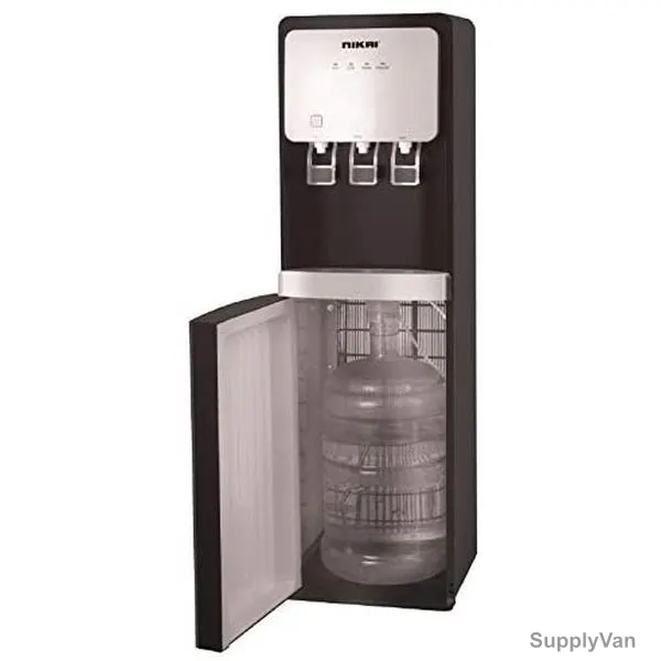 Nikai Bottom Load Water Dispenser, NWD2000BL, 3 Tap, Black