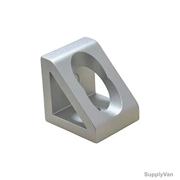 Extrusion Inside Corner Bracket, 2 Hole, Aluminium, 40 x 40MM