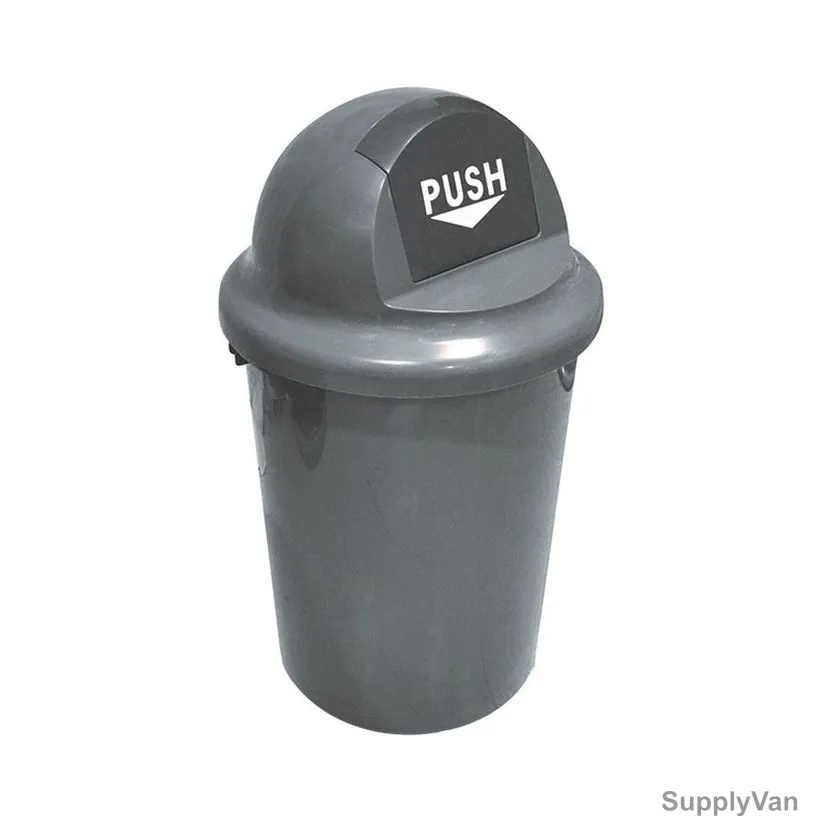 Akc Heavy Duty Garbage Bin, GC12-60, Plastic, 60 Ltrs, Grey