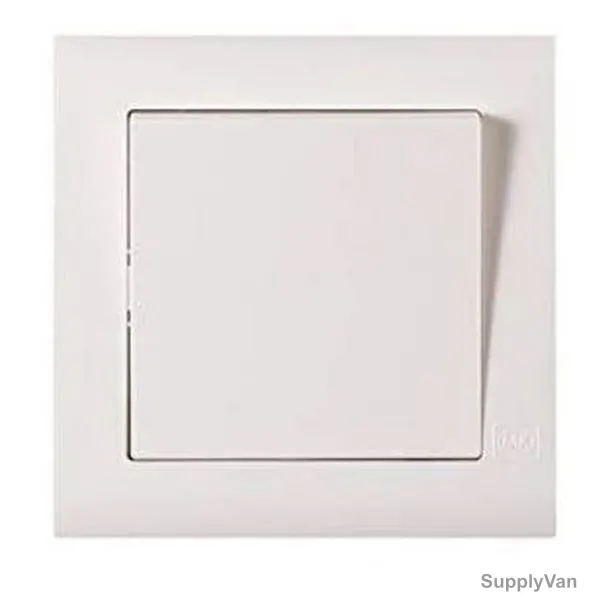 Mk Wide Rocker Switch, 1 Gang, 1 Way, 10AX, White