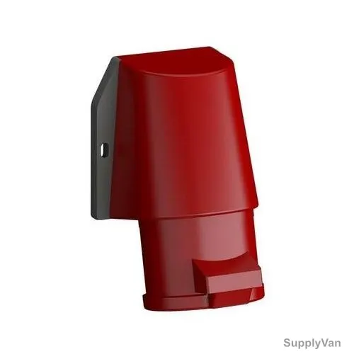 Abb Wall Mounted Inlet, 316BBS6, 380-415V, IP44, 16A, Red
