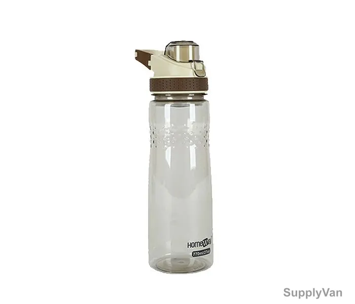 Homeway Water Bottle W/ Clip, HW-2703, 770ML, Brown