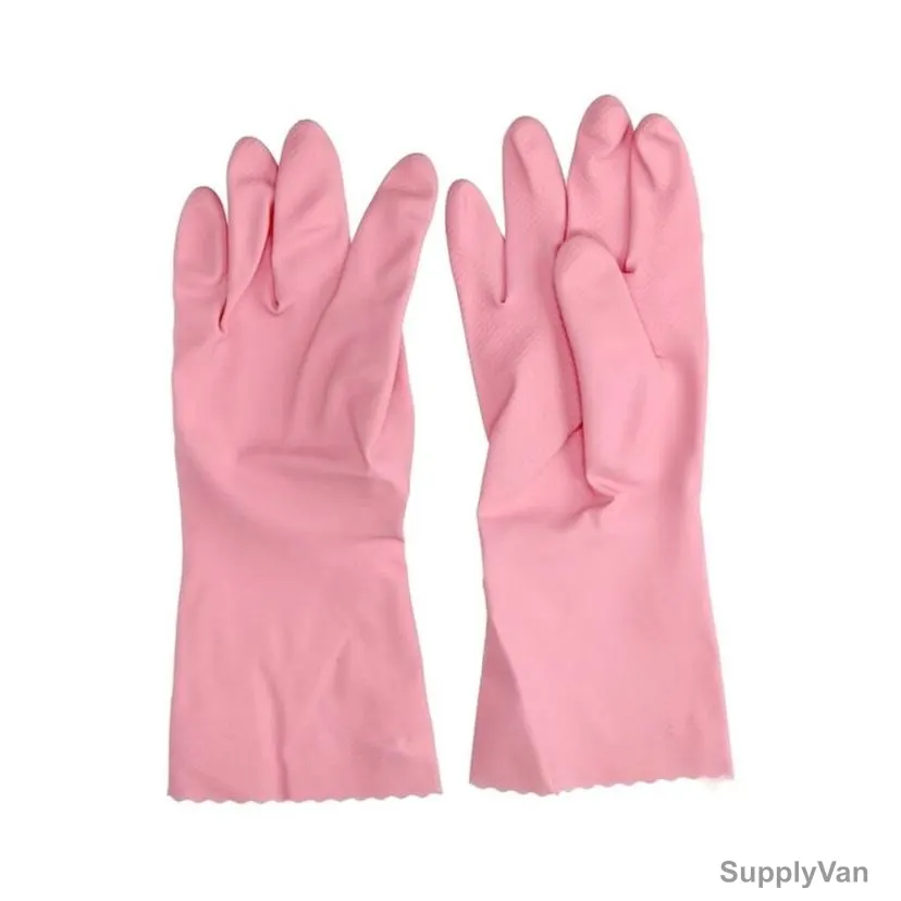 Vileda Sensitive Delicate Hand Gloves, M, Pink