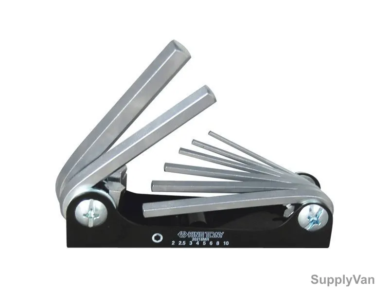 Kingtony Short Arm Hex Key Set, 20218MR, 8 Pcs/Set