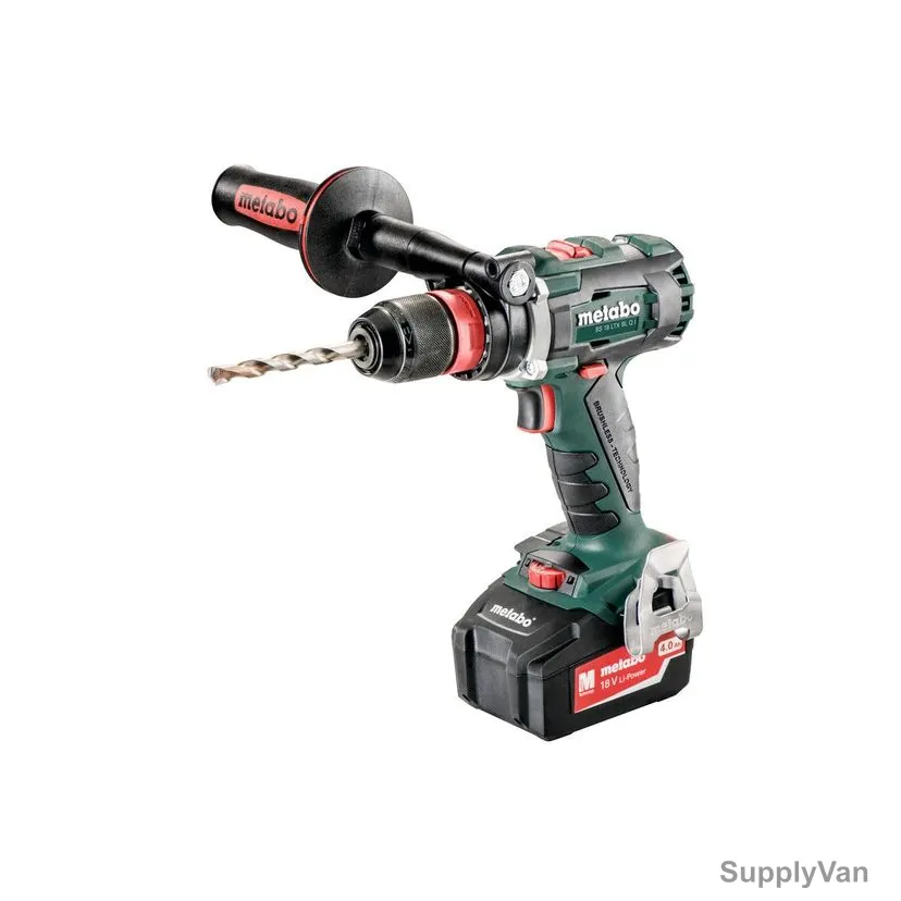 Metabo Cordless Drill With MetaBox 145 L, BS-18-LTX-BL-Q-I, 18V, 2 x 5.5Ah Battery