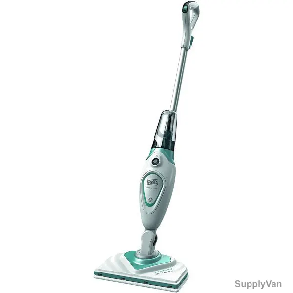 Black and Decker Steam Cleaner, FSM1616-B5, 1600W, 0.3L, White and Blue